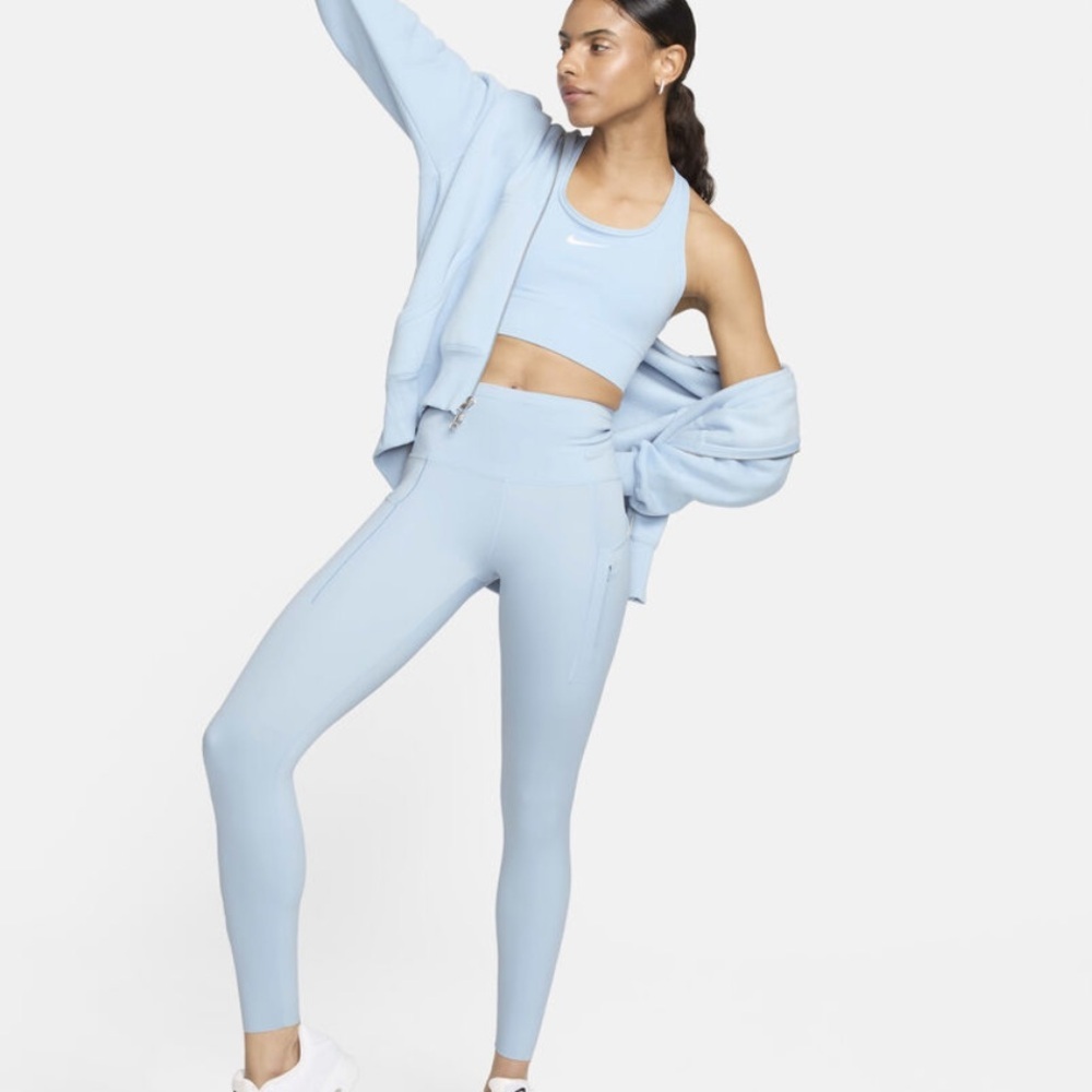 Nike Go Women's Mid-Rise Full-Length Leggings with Pockets size xs